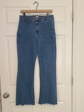 Women’s Blue Denim High-Rise Pocket Jeans Knox Rose